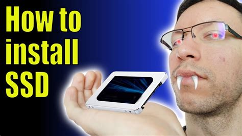 How to install SSD in PC case - Crucial MX500 SSD installation - YouTube