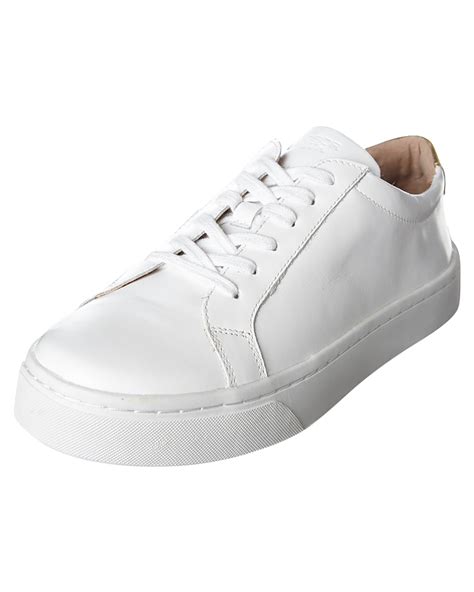 Windsor Smith Sawyer Womens Leather Sneaker - White | SurfStitch