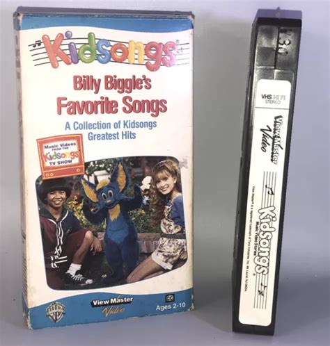 KIDSONGS-BILLY BIGGLE’S FAVORITE Songs(VHS, 1994)Ages 2-10-Very Rare Tape-SHIP24 £621.55 ...