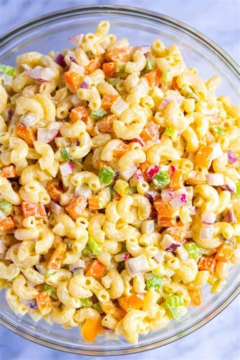 Perfect Creamy Macaroni Pasta Salad Recipe