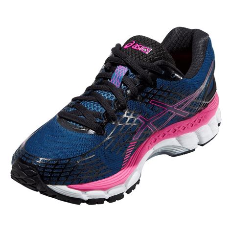 Asics Womens GEL-Nimbus 17 Running Shoes - Mosaic Blue/Pink - Tennisnuts.com