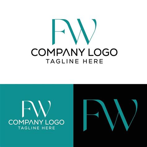 Initial Letter FW Logo Design Monogram Creative Modern Sign Symbol Icon 17400790 Vector Art at ...