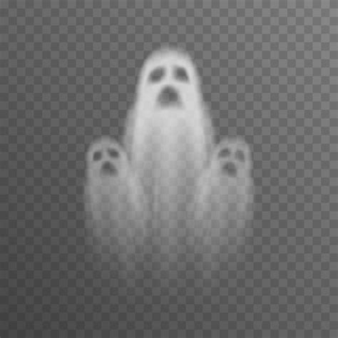 Premium Vector | Vector ghosts on isolated transparent background. Ghost PNG. Halloween object.