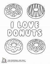 Free Donut Coloring Pages  CierraaxLewis sketch template