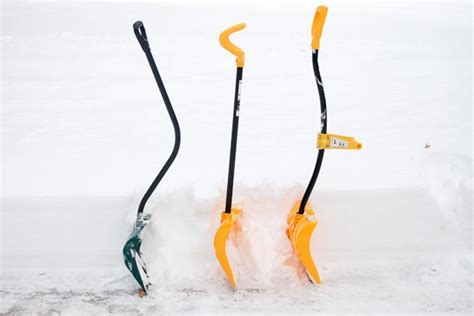 Ergonomic Snow Shovels
