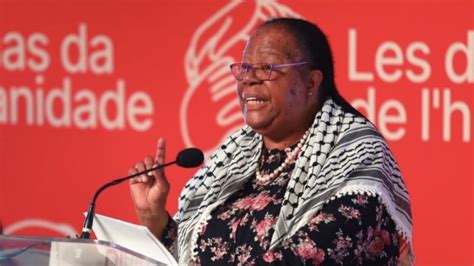 South African Foreign Minister Naledi Pandor reveals threats to family in wake of ICJ case ...