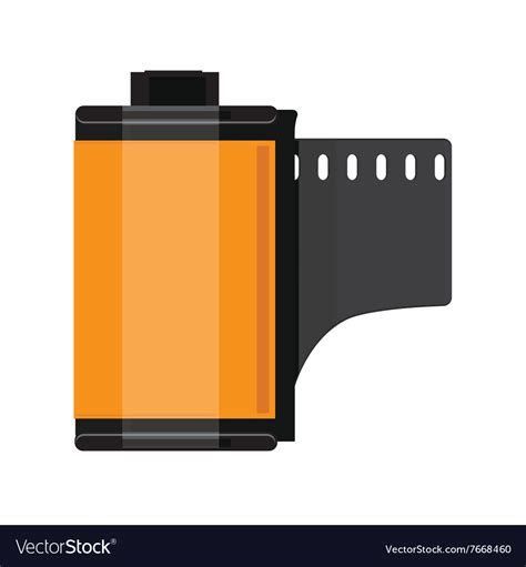 Camera film roll Royalty Free Vector Image - VectorStock