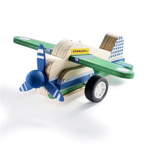 Toys Craft Kits Wood Easy to Assemble Wood Airplane Toy Parts Pull and Go Airplane Crafts for ...