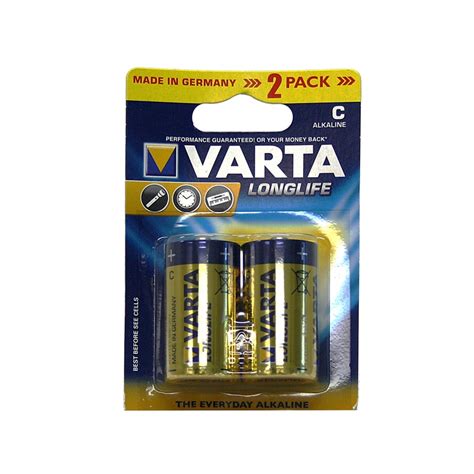 Varta C Alkaline Batteries - 2 Pack | Bunnings Warehouse