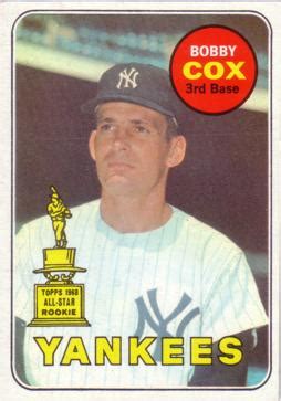 1969 Topps Bobby Cox Rookie Card