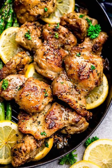 Crock Pot Lemon Garlic Butter Chicken - Yummy Recipe