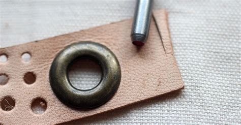 A Step by Step Tutorial On How To Put Eyelets In Fabric - The Creative Curator