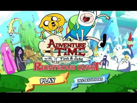 Adventure Time with Finn & Jake - RIGHTEOUS QUEST (Cartoon Network Games) - YouTube