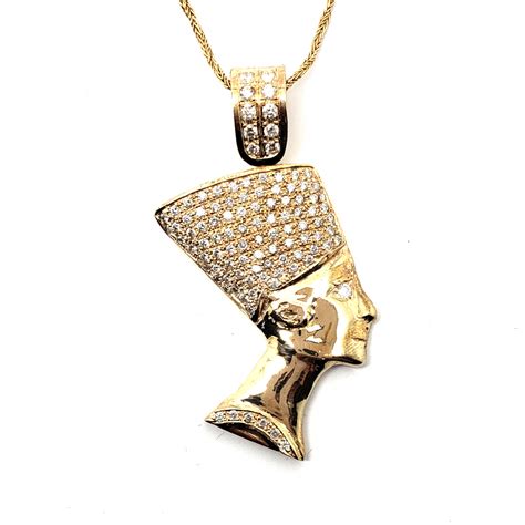 Nefertiti Pendant - Ryu's Jewelry