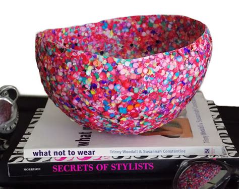 Make a Confetti Bowl in Three Easy Steps - Mod Podge Rocks