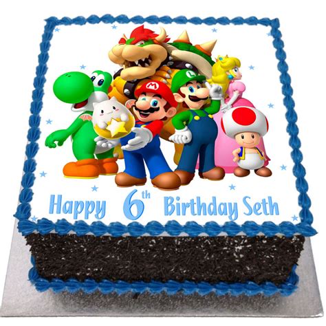 Super Mario Birthday Cake - Flecks Cakes