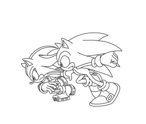 Coloriage Sonic Et Shadow A Imprimer Sur Coloriages Info Images | Porn Sex Picture