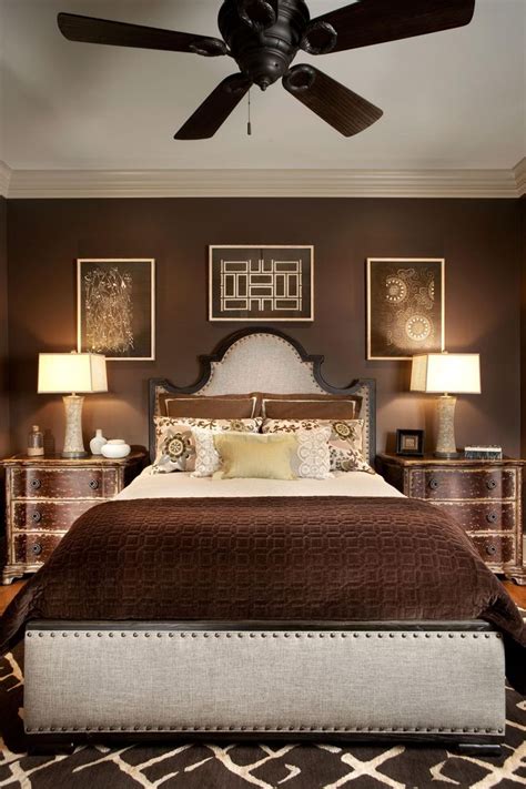 Bedroom in Chocolate Brown | Brown bedroom, Brown furniture bedroom, Simple bedroom