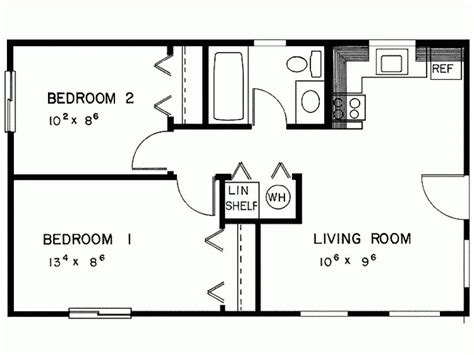 Cool Simple House Plan Two Bedroom 2023