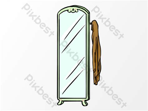 Furniture Mirror Drawing Image Elements PNG Images | PSD Free Download - Pikbest