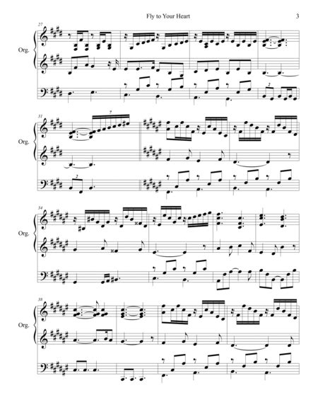 Fly To Your Heart by Selena Gomez - Organ Solo - Digital Sheet Music ...