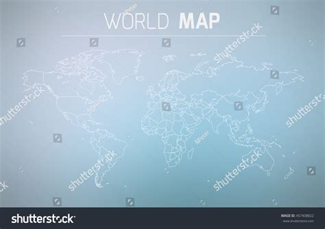 Political World Map Country Borders Stock Vector (Royalty Free ...