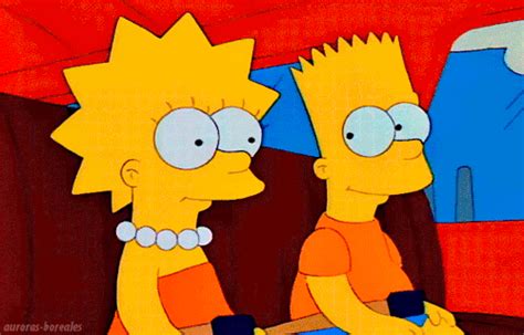 auroras boreales | Bart and lisa simpson, Simpsons art, The simpsons