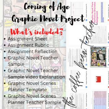 Coming of Age Graphic Novel Project, Reflection, & Resources | TPT