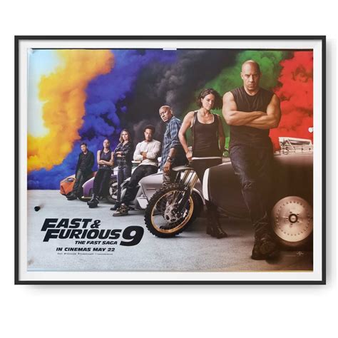 Fast & Furious 9 (2021) Quad Poster - Cinema Poster Gallery