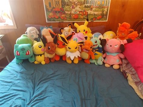 My Pokemon build a bear collection. Who says adults can't have stuffed ...