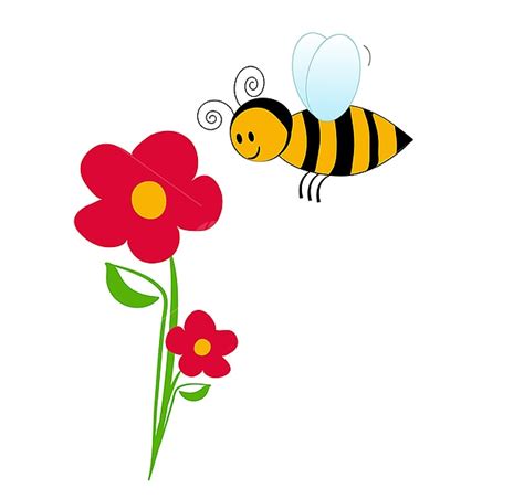 Free Flower Bee Cliparts, Download Free Flower Bee Cliparts png images ...