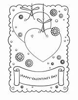 Happy Valentines Day Coloring Page Floral Coloring Valentine  sketch template