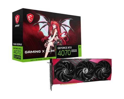 MSI GeForce RTX™ 4070 SUPER 12G GAMING X SLIM MLG