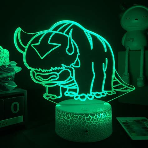 Avatar The Last Airbender 3D Led Lamp: Appa Led Lamp | Avatar The Last ...