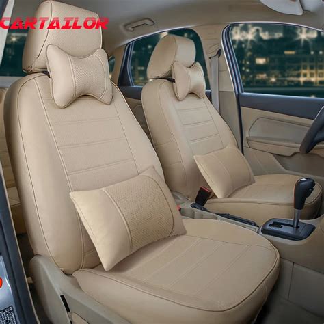 CARTAILOR cover seat for volkswagen EOS seat covers PVC leather car seat cover interior ...