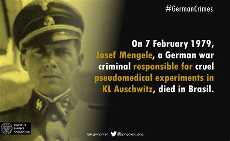 Josef Mengele Quotes About Experiments