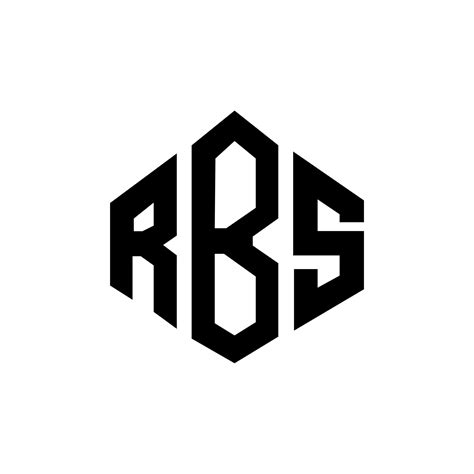 RBS letter logo design with polygon shape. RBS polygon and cube shape logo design. RBS hexagon ...