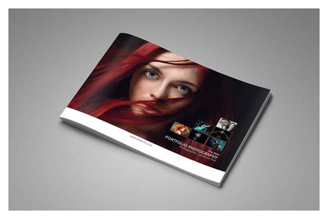 Photo Album Template on Yellow Images Creative Store