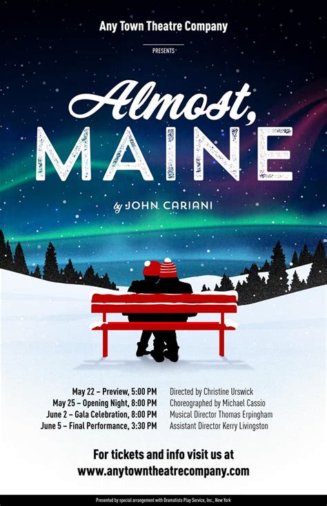 Customize Your Almost, Maine Poster Design