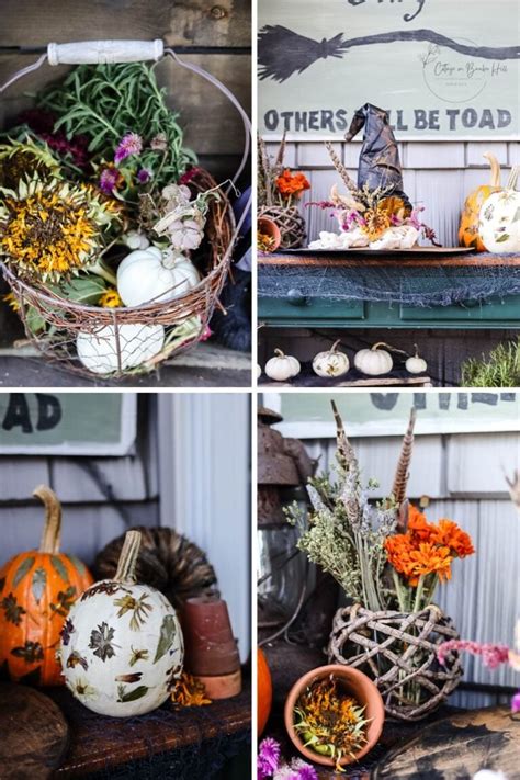 Garden Witch Porch Decor: A Bewitchingly Beautiful Halloween Look - Cottage On Bunker Hill