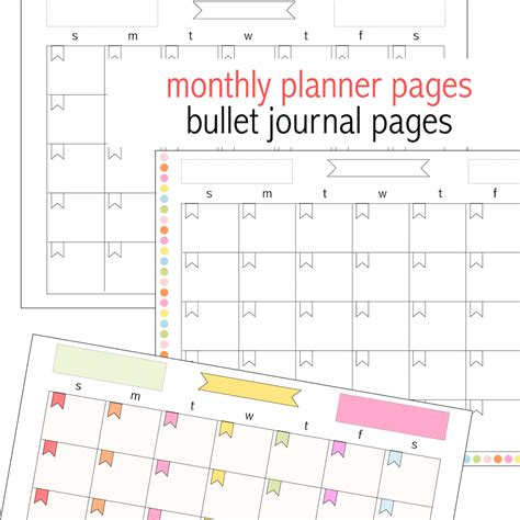 printable monthly planner templates 123calendarscom - free calendar ...