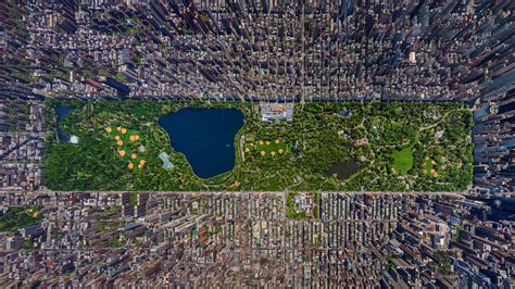 Top view of Central Park, New York wallpapers and images - wallpapers, pictures, photos