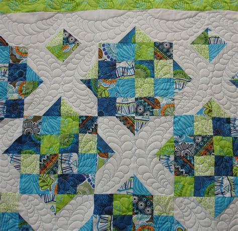 Modern Blue and Green Quilt - Etsy Canada