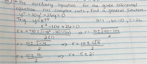 Solved In Problems 1-8, the auxiliary equation for the given | Chegg.com