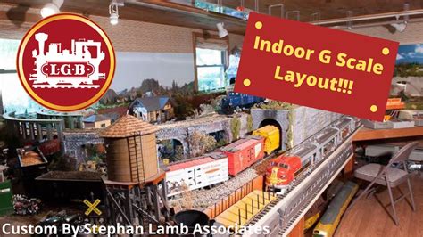 Custom Indoor LGB G Scale Model Railroad *FULLY DETAILED* - Stephan Lamb Associates - YouTube