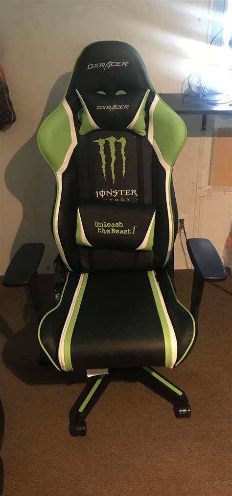 Dxracer gaming chair monster energy edition for Sale in Porter, TX - OfferUp