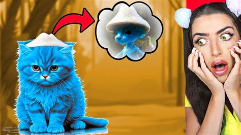 SMURF CAT was made LIKE THIS!? (SAD ORIGIN STORY!) - YouTube