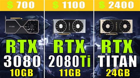 RTX 3080 vs RTX 2080Ti vs RTX TITAN || PC GAMES TEST || - YouTube