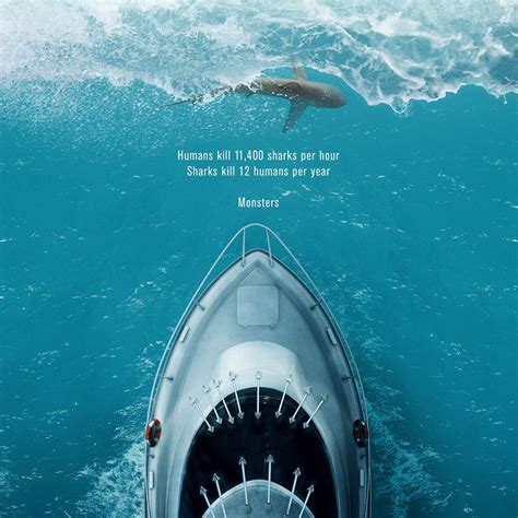 LAWS: Clever Shark Conservation Poster Turns the Tables on Iconic Spielberg Film