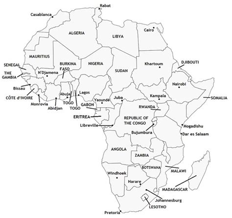 Fix the Africa Map Quiz